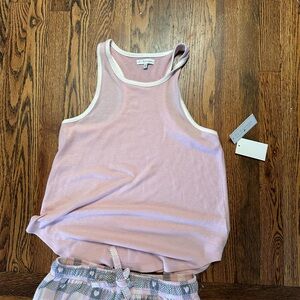 PJ Salvage pajama set in pink and white NEW
